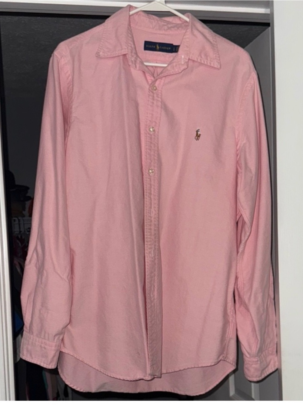 Ralph Lauren Light Pink Button-Down Oxford Shirt